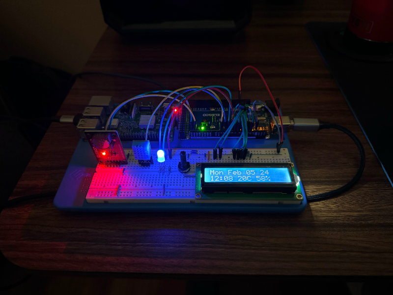 Picture of the circuit in its final form